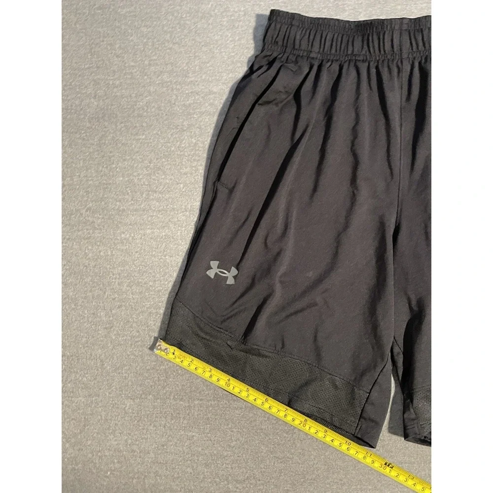 Under Armour Black Athletic Shorts Men's Small Workout Gym Running Training